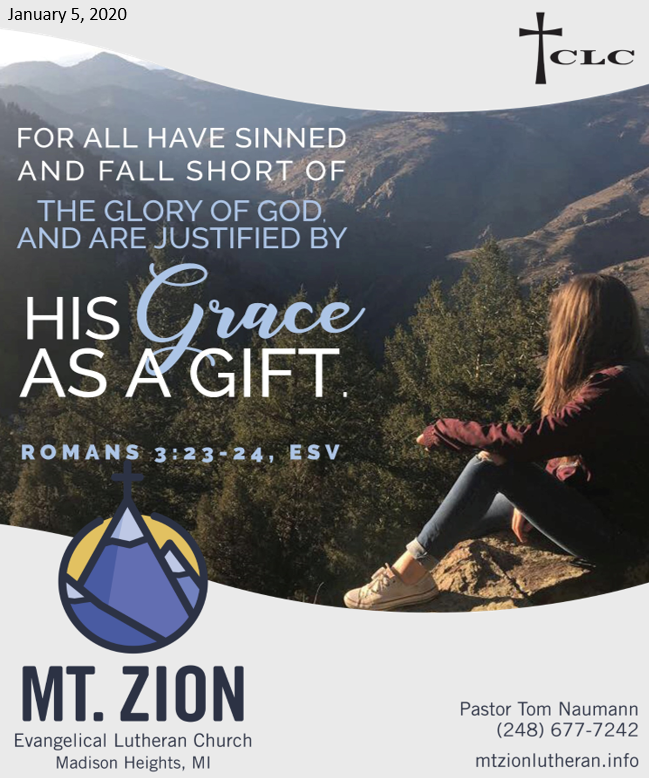 Jesus Reveals God’s Gifts of Grace