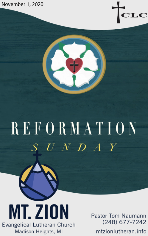 Reformation Sunday